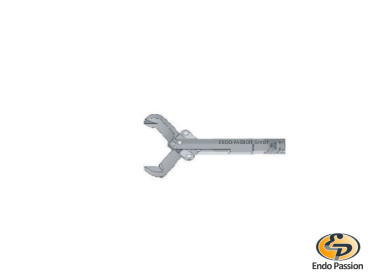 Einweg Fasszange Mauszahn, Spirale beschichtet, mit Handgriff