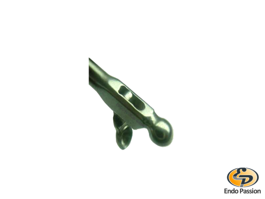 Löffel rund, nach unten öffnend, schneidend, einfach beweglich