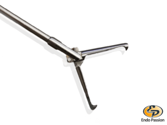 Tenaculum Fasszange, 1x1 Zahn, doppelbeweglich